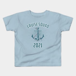 Cruise Squad 2021 Group Cruising Vacation Design Kids T-Shirt